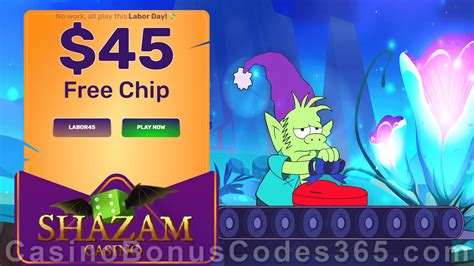 Wagering 35x (DB) Redeem the bonus code at the casino cashier. . Shazam casino 45 free chip